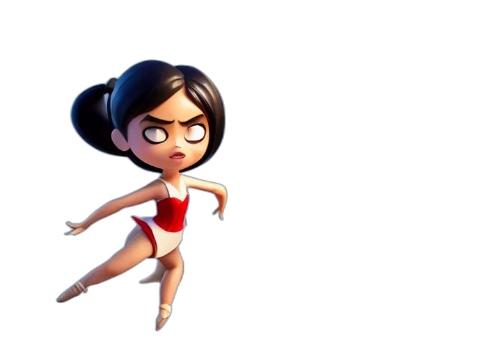 dress, cartoon, 3d render, concept art transparent PNG cut-out