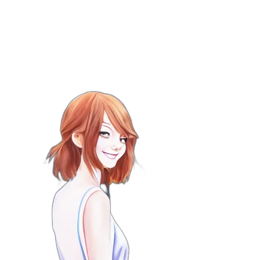 dress, face, hair, staff, anime, cartoon, pixel art, concept art transparent PNG cut-out