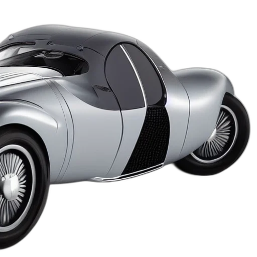 car, 3d render, photorealistic, concept art, futuristic, bugatti, type, atlantic transparent PNG cut-out