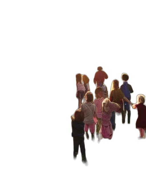staff, hair, dress, robot transparent PNG cut-out