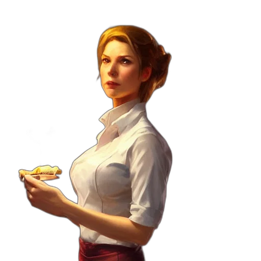 staff, face, dress, food, concept art, pixel art, fantasy art, comic book art transparent PNG cut-out