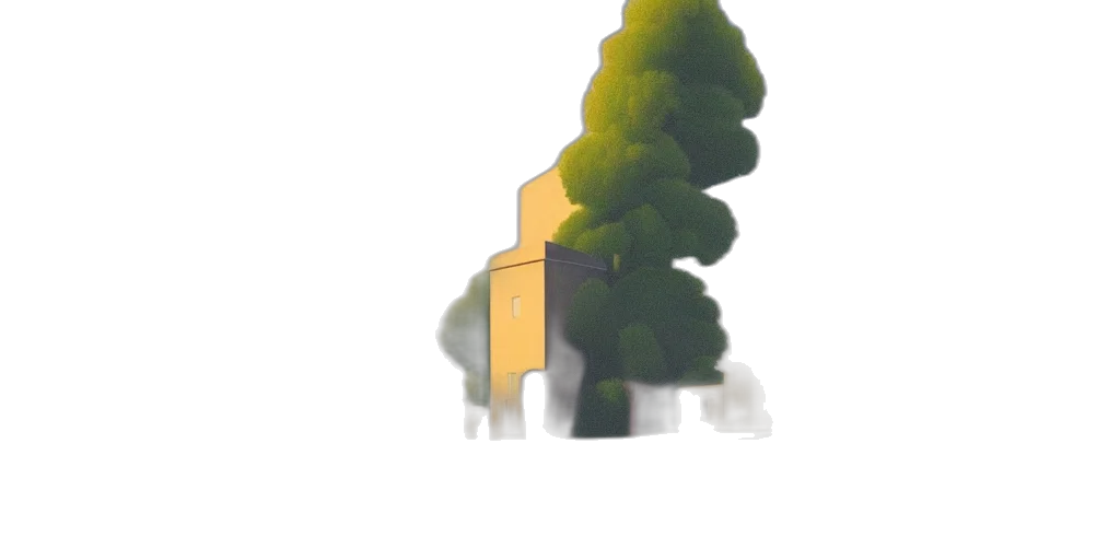 tree, building, crown, furniture transparent PNG cut-out