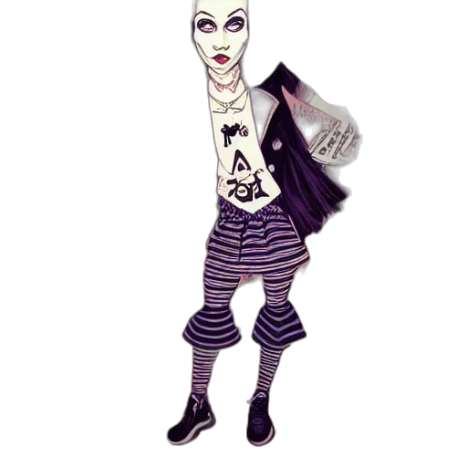 creature, jacket, animal, mask, concept art, cartoon, watercolor, fantasy art transparent PNG cut-out