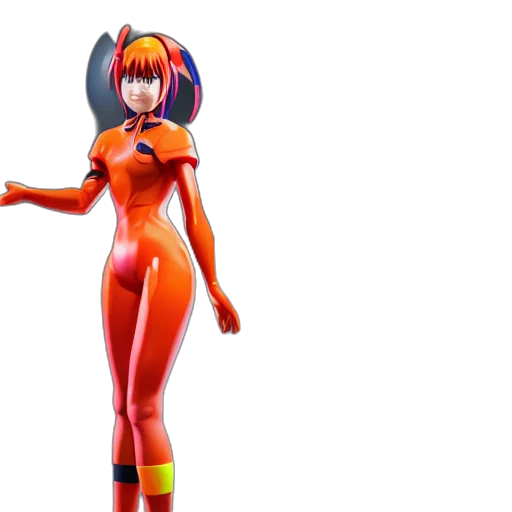 robot, 3d render, concept art, anime, fantasy art, neon, full, body transparent PNG cut-out