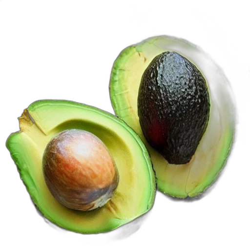 food, hat, animal, mask, photorealistic, 3d render, concept art, avocado transparent PNG cut-out