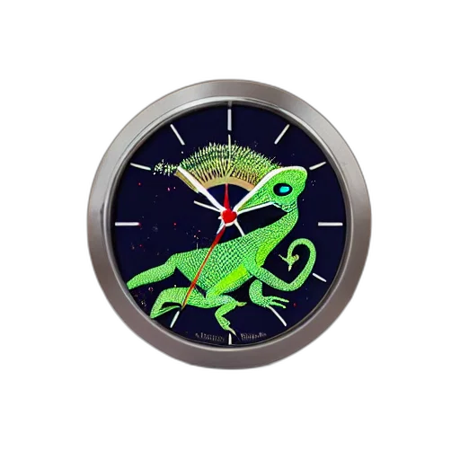 dragon, 3d render, photorealistic, galactic, lizard, knight, alarm, clock transparent PNG cut-out