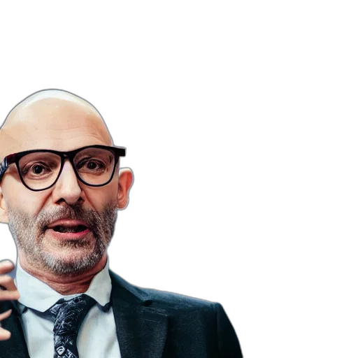 close, photographic, portrait, bald, year, old, seo, consultant transparent PNG cut-out
