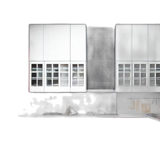 building, furniture, concept art, 3d render transparent PNG cut-out