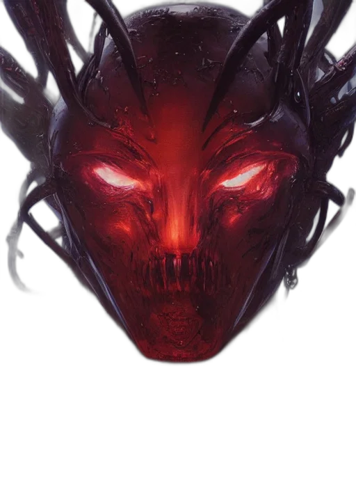 mask, face, creature, concept art transparent PNG cut-out