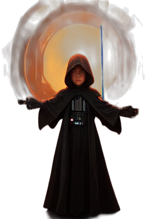 umbrella, staff, jacket, weapon, concept art, fantasy art, 3d render, comic book art transparent PNG cut-out