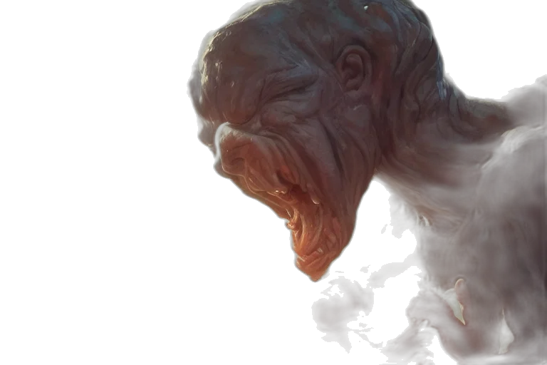 creature, face, mask, dragon transparent PNG cut-out