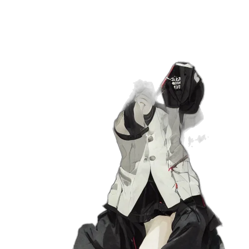 jacket, mask, robot, creature transparent PNG cut-out