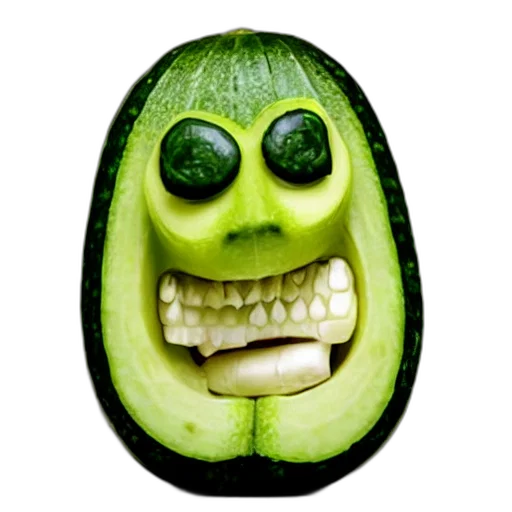 food, face, mask, animal, photorealistic, 3d render, concept art, pixel art transparent PNG cut-out