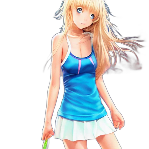 dress, anime, cartoon, pixel art transparent PNG cut-out