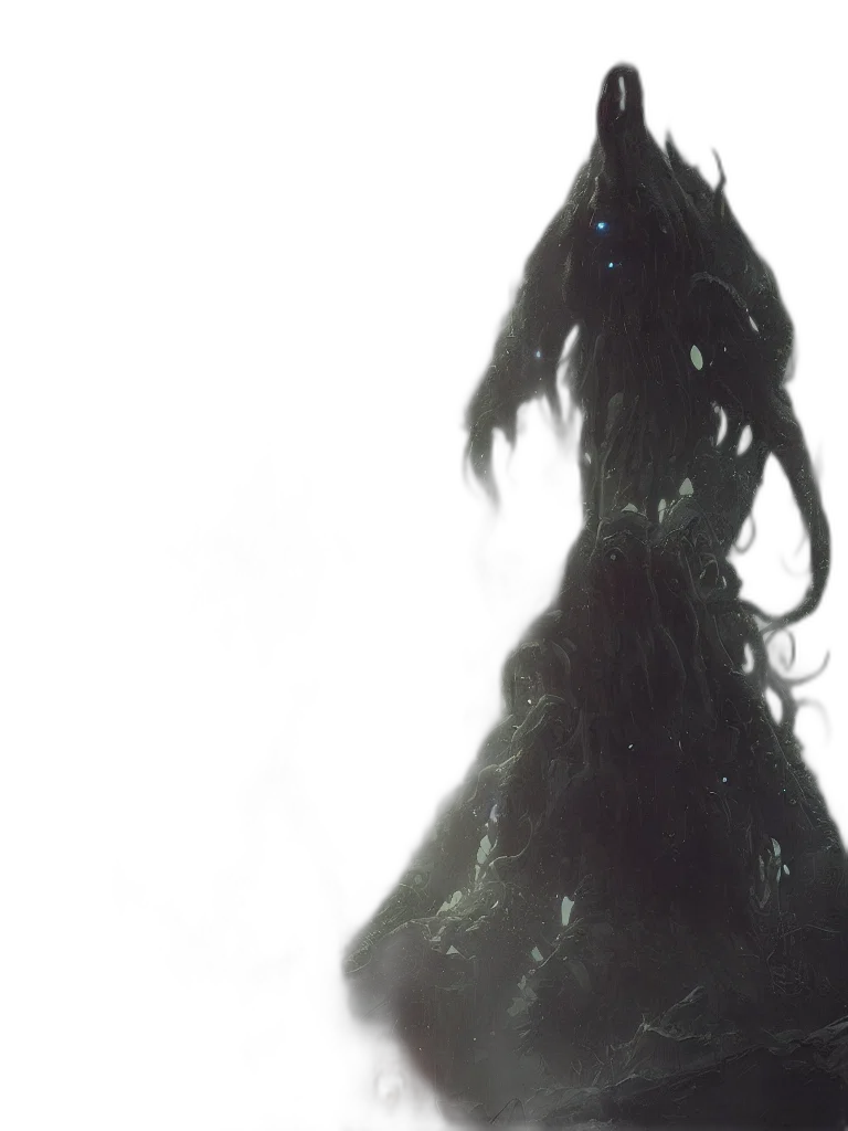 hair, dress, creature, dragon, concept art, 3d render, underwater, outer space transparent PNG cut-out