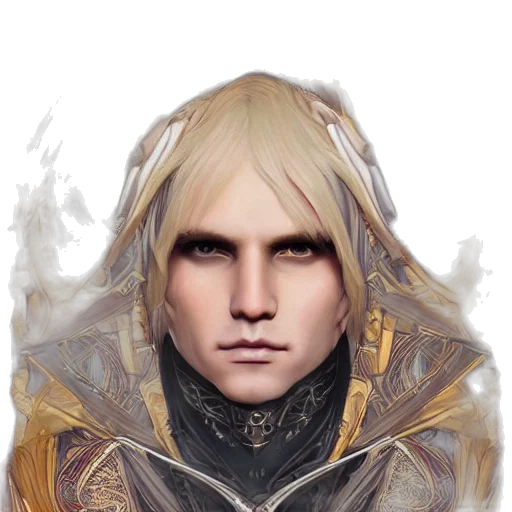 face, mask, dragon, staff, fantasy art, concept art, photorealistic, comic book art transparent PNG cut-out