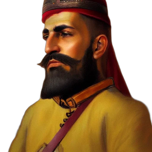 crown, staff, face, sword transparent PNG cut-out