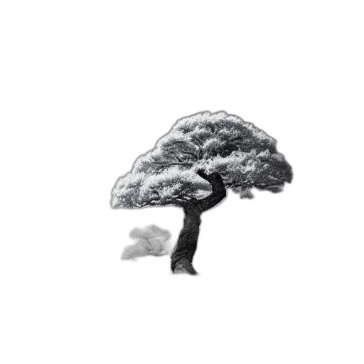 tree, umbrella, hat, crown, photorealistic, concept art, pencil sketch, pixel art transparent PNG cut-out