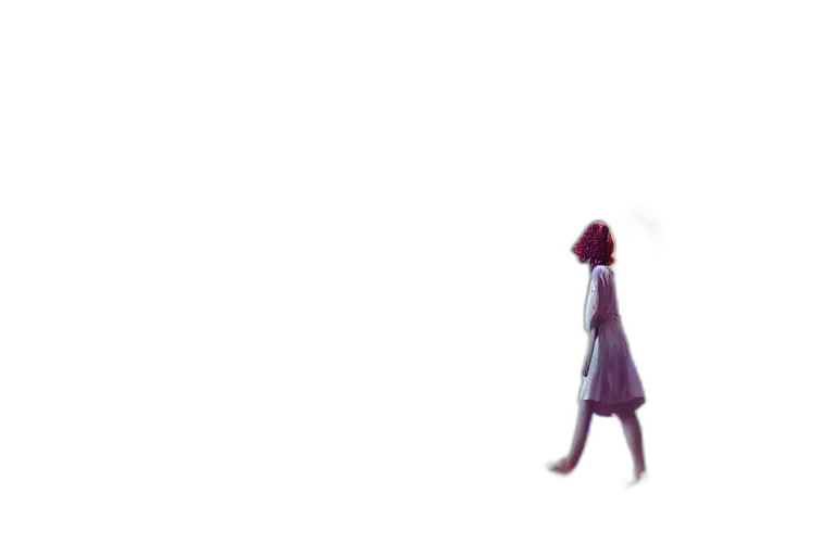 robot, dress, creature, staff transparent PNG cut-out