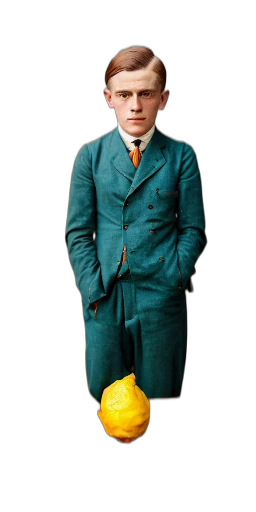 jacket, staff, hat, animal, concept art, photorealistic, green, kodak transparent PNG cut-out
