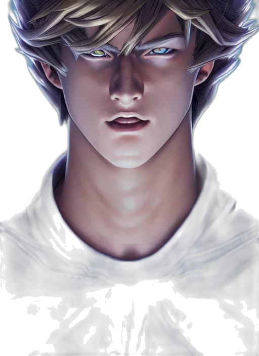 face, creature, mask, robot, photorealistic, watercolor, fantasy art, anime transparent PNG cut-out
