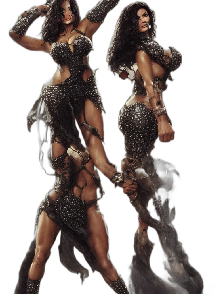 dress, concept art, fantasy art, comic book art transparent PNG cut-out