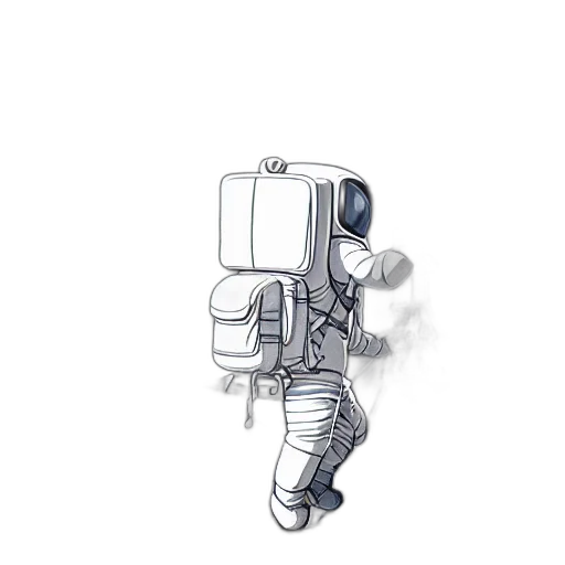 robot, weapon, jacket, creature, concept art, pixel art, comic book art, cartoon transparent PNG cut-out