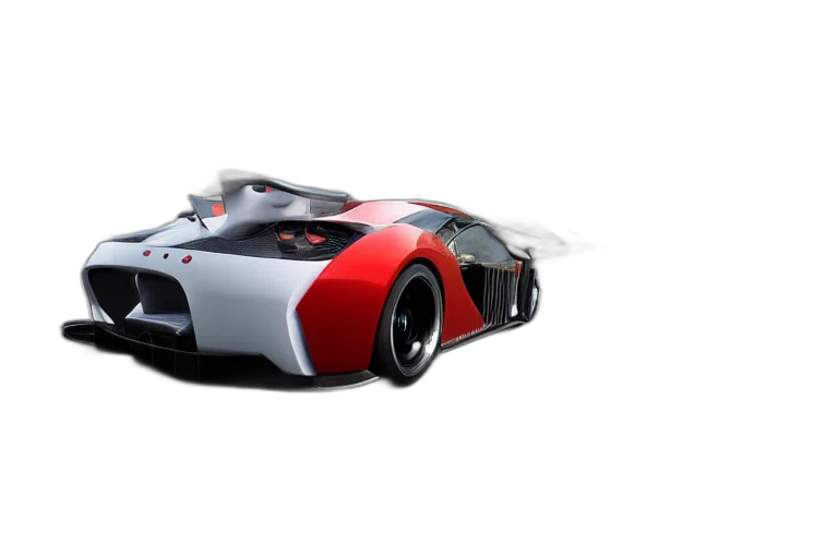 car, 3d render, concept art, photorealistic transparent PNG cut-out