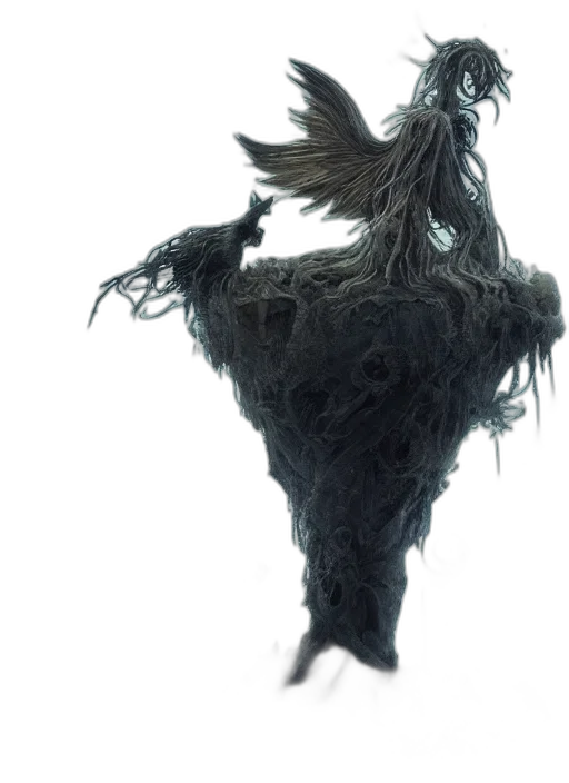 hair, mask, creature, dragon transparent PNG cut-out