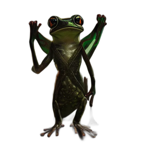 animal, creature, staff, hat, concept art, 3d render, photorealistic, pixel art transparent PNG cut-out