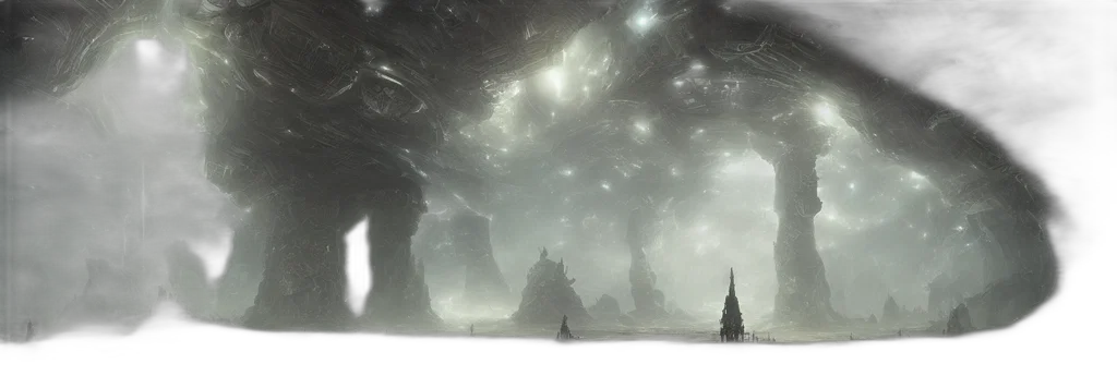 concept art, fantasy art, 3d render, outer space transparent PNG cut-out