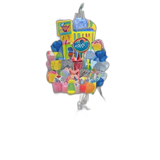 robot, jewelry, staff, jacket, 3d render transparent PNG cut-out
