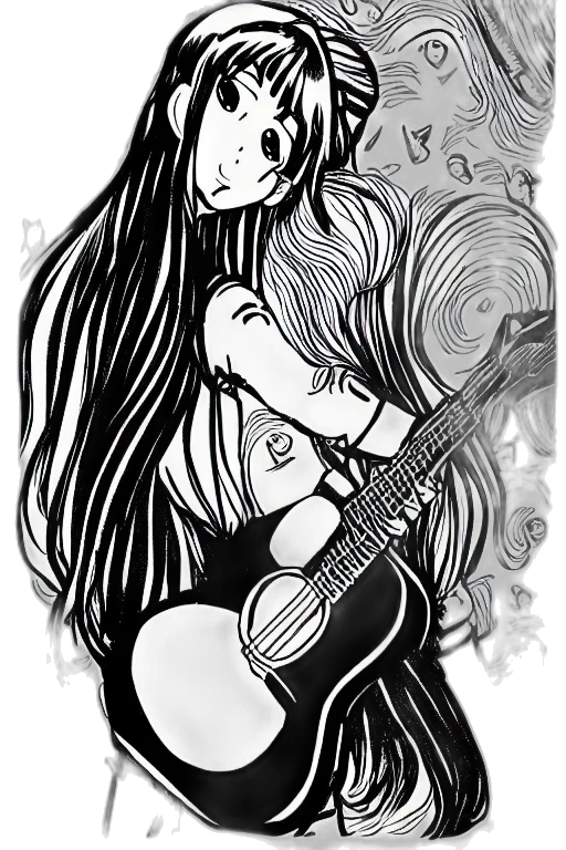 cartoon, anime, comic book art, fantasy art transparent PNG cut-out