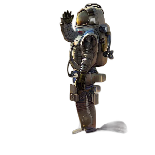 robot, staff, weapon, jacket transparent PNG cut-out