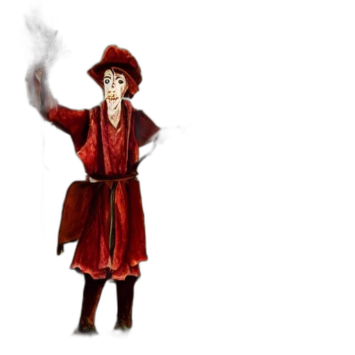 staff, concept art, 3d render, fantasy art, pixel art, fire, snow, red transparent PNG cut-out