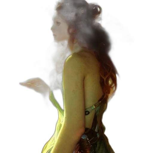 dress, dragon, staff, mask transparent PNG cut-out