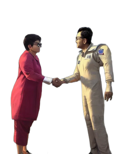 staff, outer space, donald, trump transparent PNG cut-out