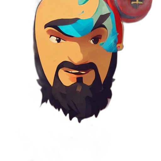staff, face, weapon, mask, concept art, fantasy art, cartoon, pixel art transparent PNG cut-out