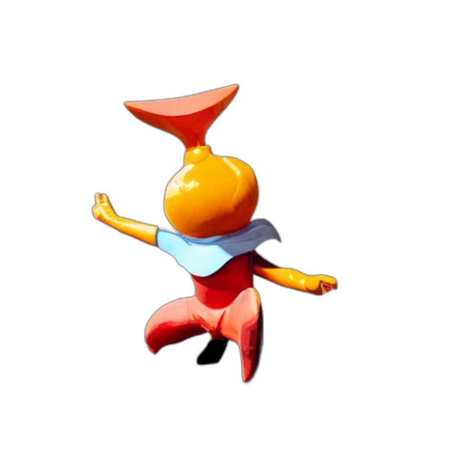 staff, hat, 3d render, concept art transparent PNG cut-out