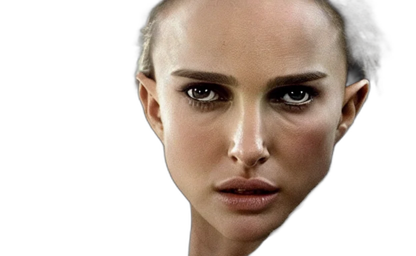 face, mask, robot, hair transparent PNG cut-out