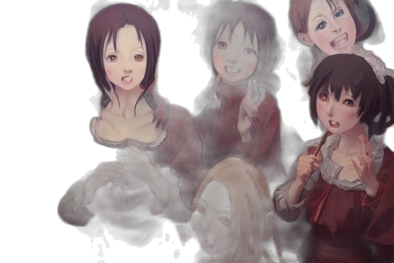 mask, face, anime, concept art transparent PNG cut-out