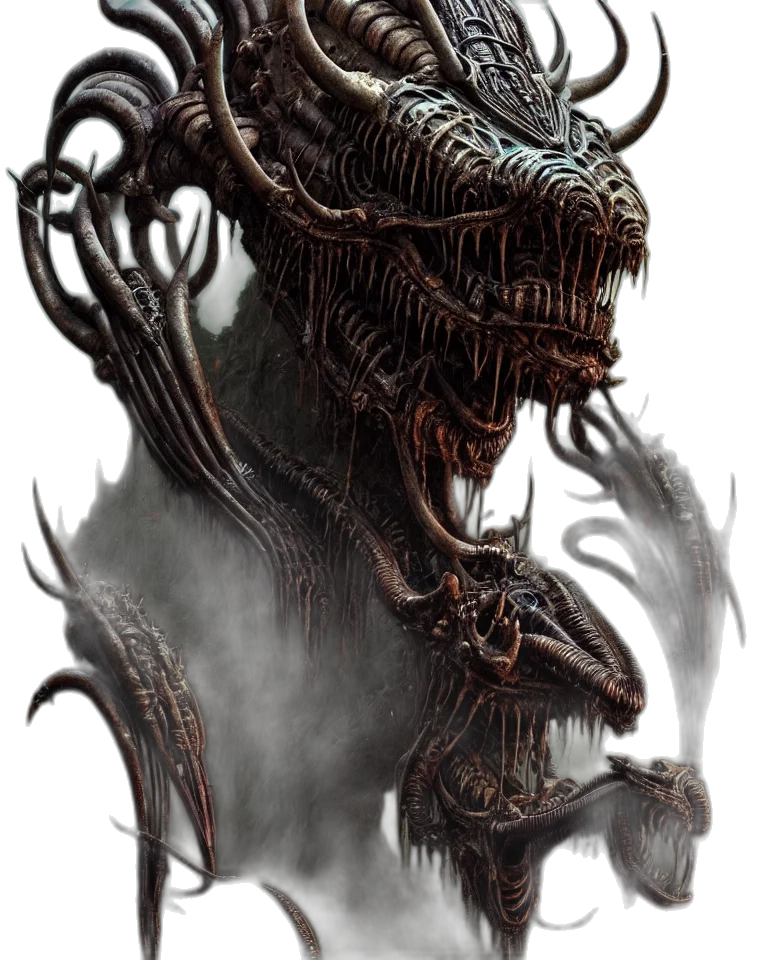 dragon, creature, mask, face transparent PNG cut-out