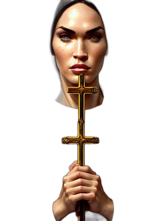 staff, sword, jewelry, weapon, 3d render, concept art, fantasy art, pixel art transparent PNG cut-out