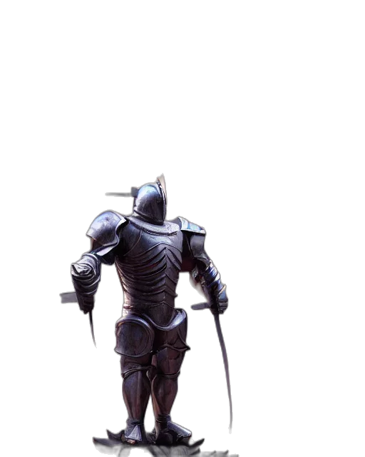 robot, sword, weapon, staff, concept art, 3d render, fantasy art, cyberpunk transparent PNG cut-out