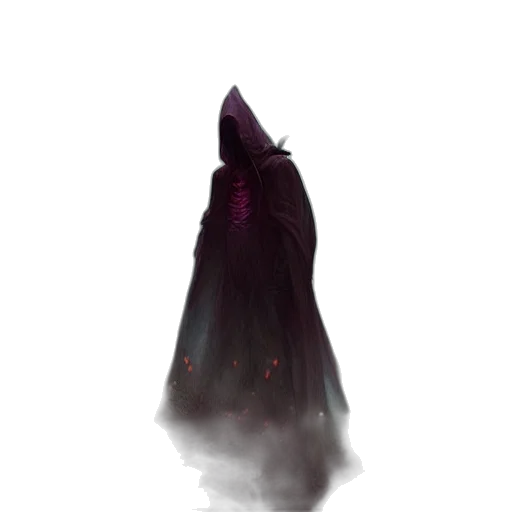 mask, dress, creature, staff, concept art, fantasy art, pixel art, watercolor transparent PNG cut-out