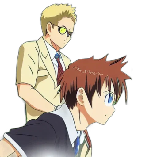 staff, anime, cartoon, underwater transparent PNG cut-out