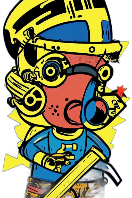 robot, mask, staff, face transparent PNG cut-out
