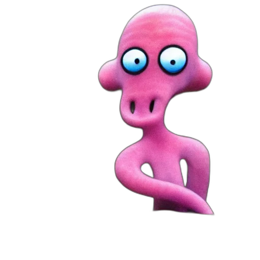 creature, animal, staff, face, 3d render, concept art, pixel art, cartoon transparent PNG cut-out