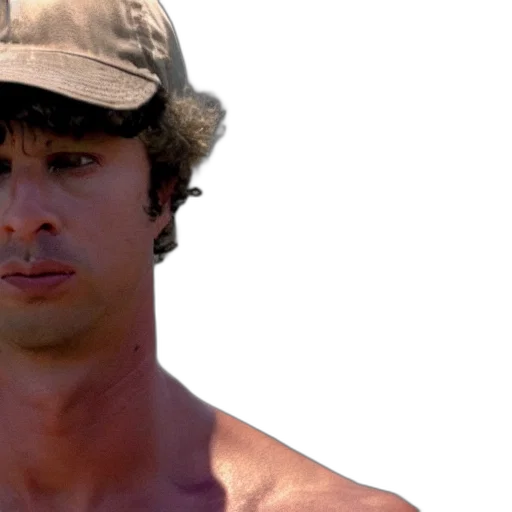hat, face, hair, photorealistic transparent PNG cut-out