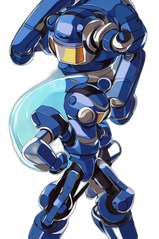 robot, weapon, concept art, pixel art transparent PNG cut-out